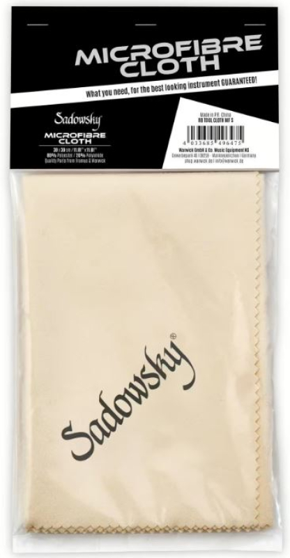 RockCare Microfiber Cloth, Sadowsky Logo Imprint